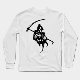 Grim Reaper and Scythe Long Sleeve T-Shirt